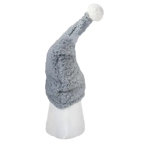 MeraVic 28" White and Gray Gnome With a High Pile Fleece Snowflake Bendable Winter Hat {4}