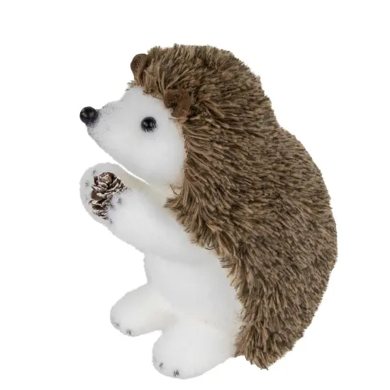 Northlight Standing Hedgehog Christmas Figurine - 6" - Brown and White {6}
