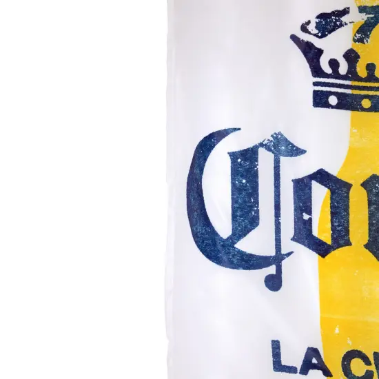 Northlight 74.75" Fabric Covered Inflatable Corona Pool Lounge White {7}