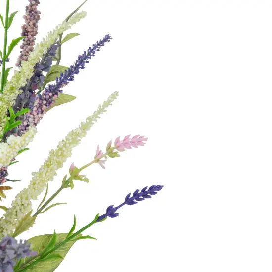 Allstate Lavender with Mixed Foliage Artificial Floral Spray - 21" - Purple {6}