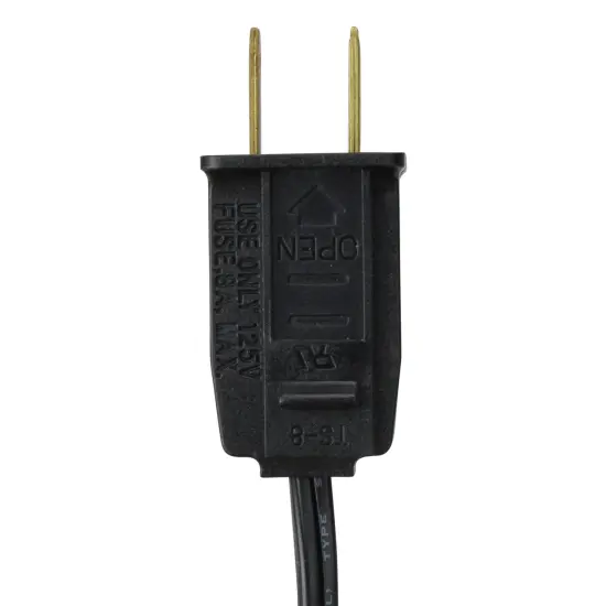 Northlight Commercial Grade C9 Christmas Light Socket Set - 25' Black Wire - 18 Gauge {4}