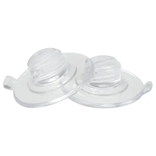 Simple Living Set of 20 Clear Suction Cup Christmas Light Clips - 1.5" {4}