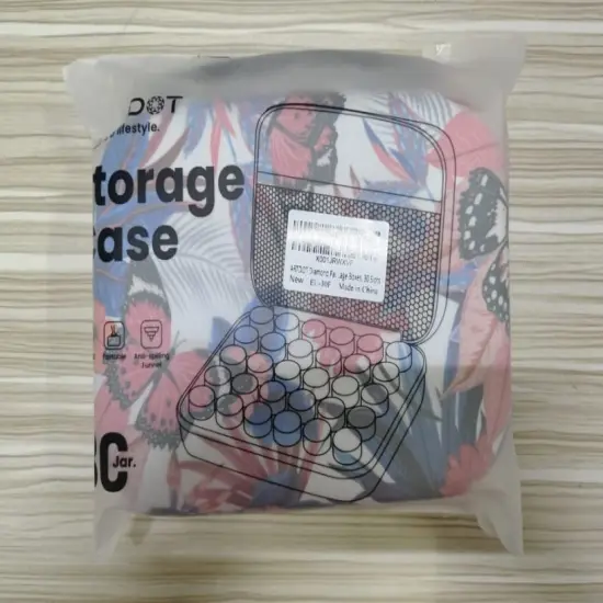 ARTDOT Diamond Painting Storage Containers, 30 Slots Diamond Art Accessories and Tools for 5D Diamond Painting Kits Organizer Beads Rhinestones Jewelry（Pink） {3}