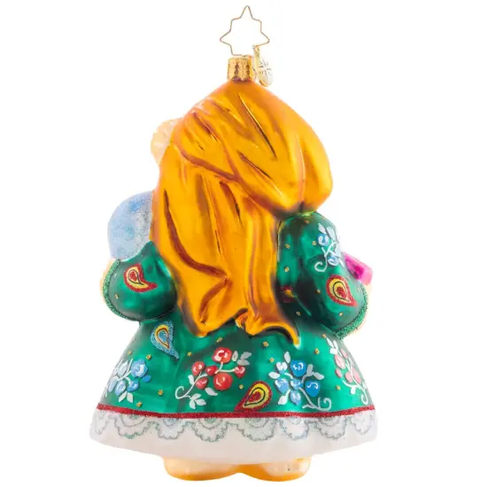 Christopher Radko Christopher Radko Muffy's Fortune Glass Christmas Ornament 1021478 Green {4}