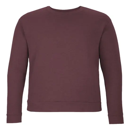 Unisex Malibu Crewneck Sweatshirts | RADYAN&reg; Heather maroon {1}