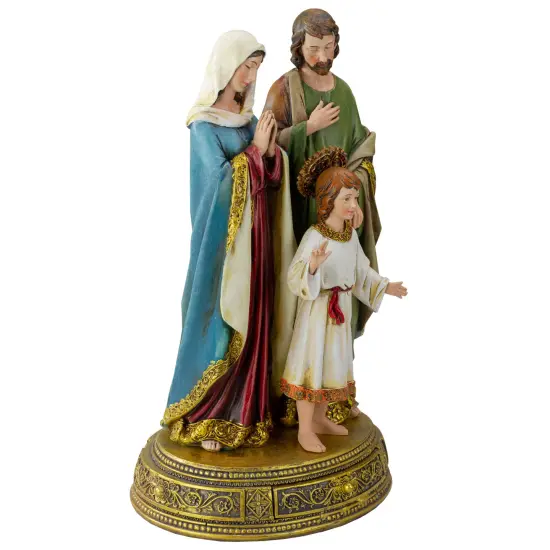 Roman Joseph's Studio Heavenly Protectors Holy Family Figurine - 10.5" Gold {4}
