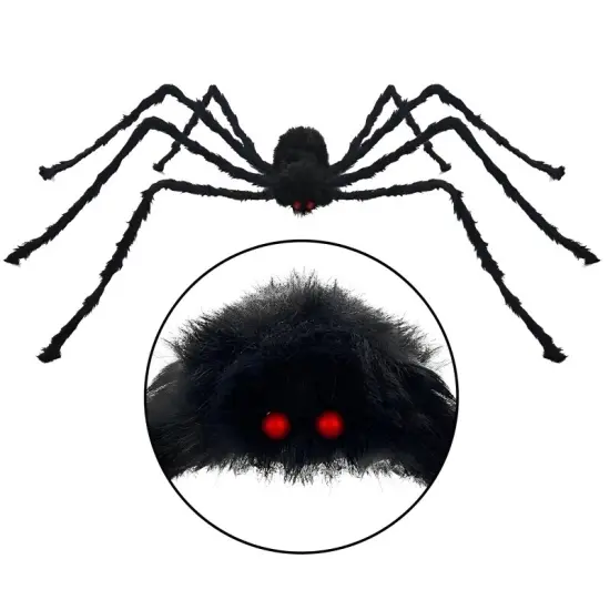 Kitcheniva Spooktacular Giant Realistic Hairy Spider 59" {1}
