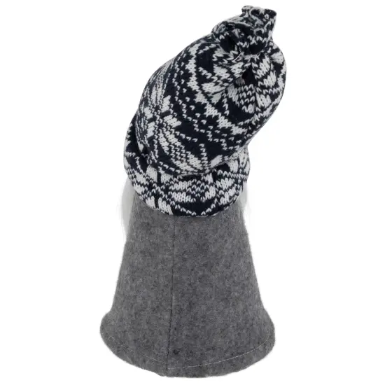 Northlight Gnome Head in Knit Hat Standing Christmas Figure - 8" Blue {6}