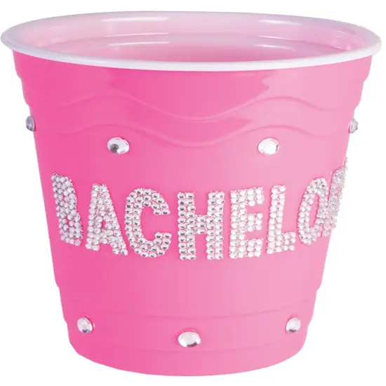 Pink Drinking Diamond Studded Bachelorette Solo Cup Costume Accessory {1}