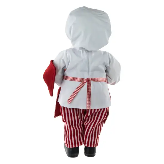 Northlight 16" Chef Santa with Cookies and Napkin Christmas Figure Red {7}