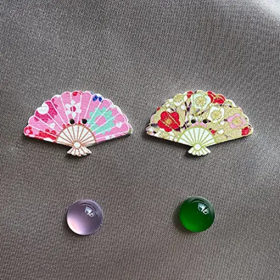 4 Pieces Fan Needle Minders, Magnetic Needle Nanny, Cross Stitch Embroidery Needlework Accessories {5}