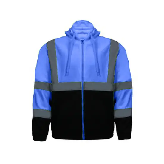 Full Zip Reflective Fleece Hoodie | RADYAN&reg; {1}
