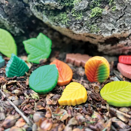 Yellow Door Sensory Play Stones: Leaves - 12 Pieces {6}