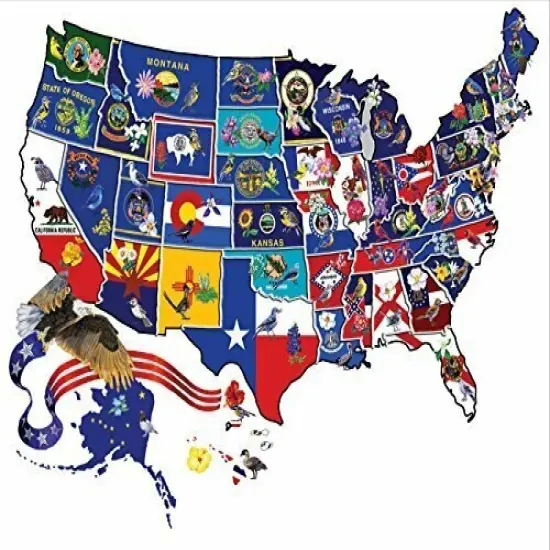 Sunsout America the Beautiful 1000 pc Special Shape Jigsaw Puzzle 95995 {1}