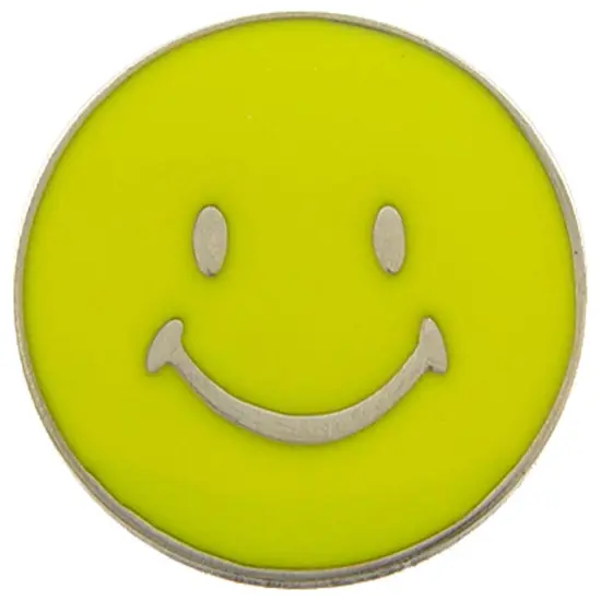 Smiley Face Pin 1" {1}