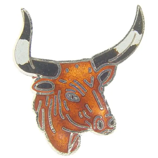 Longhorn Cow Head 1" {1}