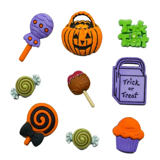 Buttons Galore and More Craft & Sewing Buttons - Trick or Treat - 30 Buttons {1}