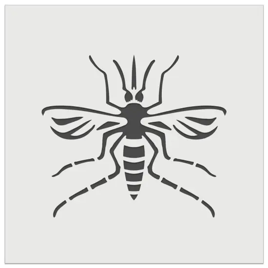 Mosquito Pest Insect Bug Wall Cookie DIY Craft Reusable Stencil {7}