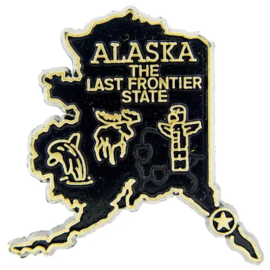 Alaska Refrigerator Magnet 2" {1}