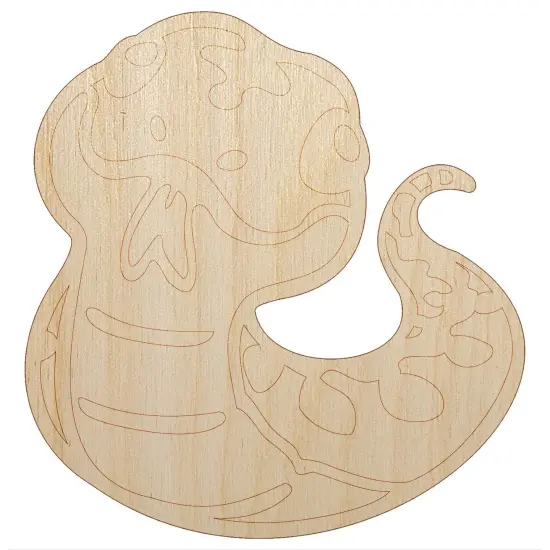 Sassy Snake with Tongue Sticking Out Unfinished Wood Shape Piece Cutout for DIY Craft Projects {7}