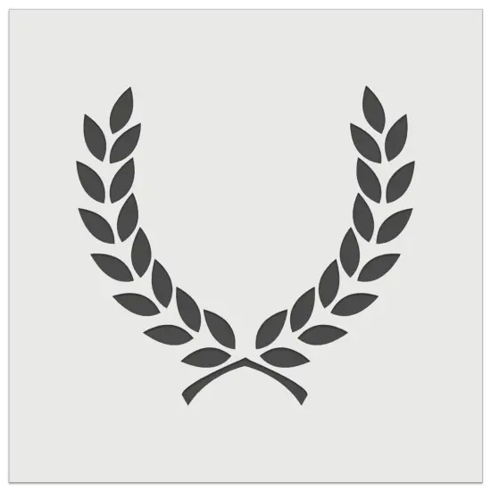 Wreath Laurel Branch Frame Wall Cookie DIY Craft Reusable Stencil {7}