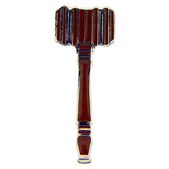 Judge's Gavel Pin 1" {1}
