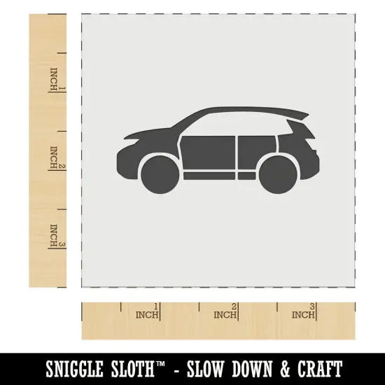 SUV Sports Utility Automobile Vehicle Wall Cookie DIY Craft Reusable Stencil {5}