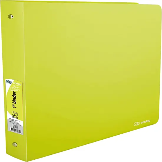 Enday Matte Bright Color Poly 3-Ring Binder Purple {5}