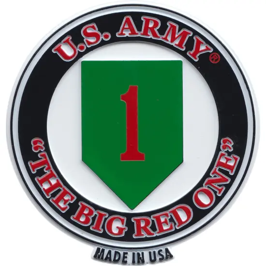 U.S. Army 1st Infantry Division Refrigerator Magnet 3" {1}