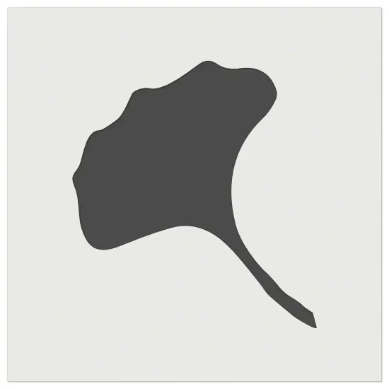 Ginkgo Leaf Solid Wall Cookie DIY Craft Reusable Stencil {2}