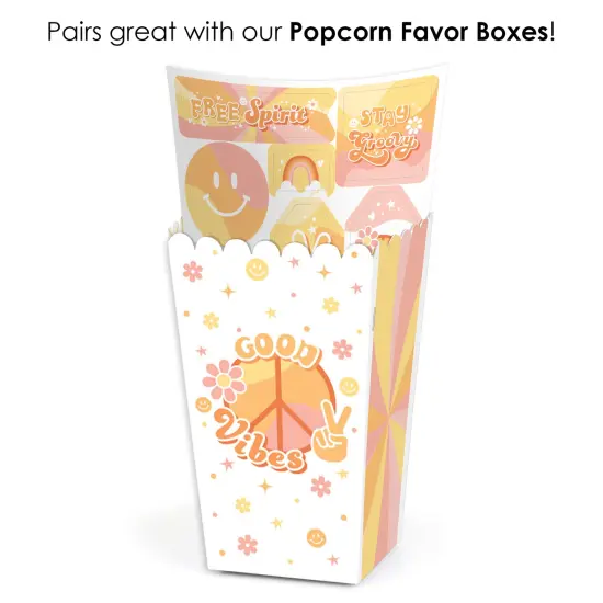 Big Dot of Happiness Stay Groovy - Boho Hippie Party Favor Sticker Set - 12 Sheets - 120 Stickers {7}