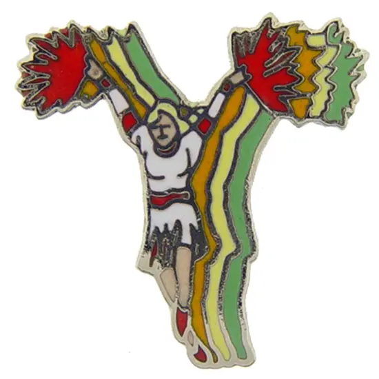 Cheerleader Pin 1" {1}