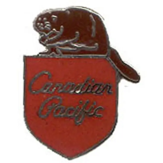 Canadian Pacific Railroad Pin Red 1" {1}