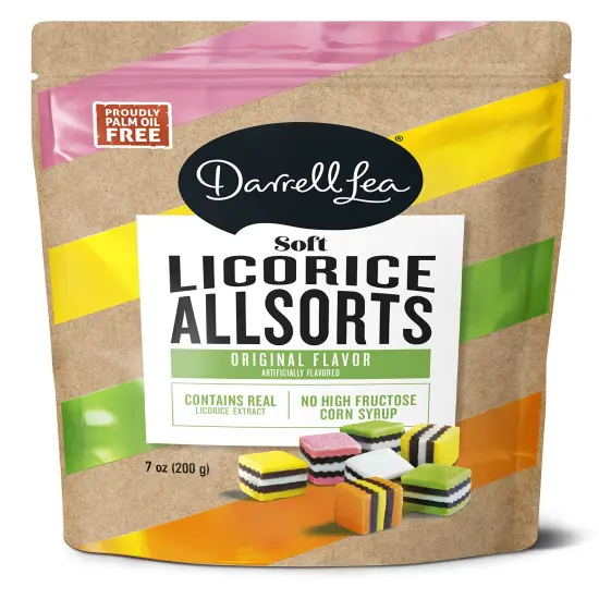 Soft Australian Licorice Allsorts 7oz Bag (Case of 8) {1}