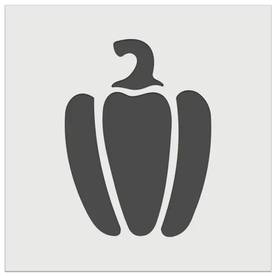 Bell Pepper Garden Vegetable Wall Cookie DIY Craft Reusable Stencil {2}