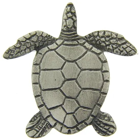 Turtle Pin Pewter 1" {1}