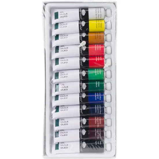 Royal & Langnickel(R) Oil Paints 21ml 12/Pkg-Assorted Colors {3}
