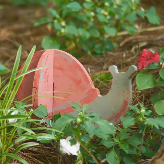 Unfinished Slotted Snail - Set of 3 {2}