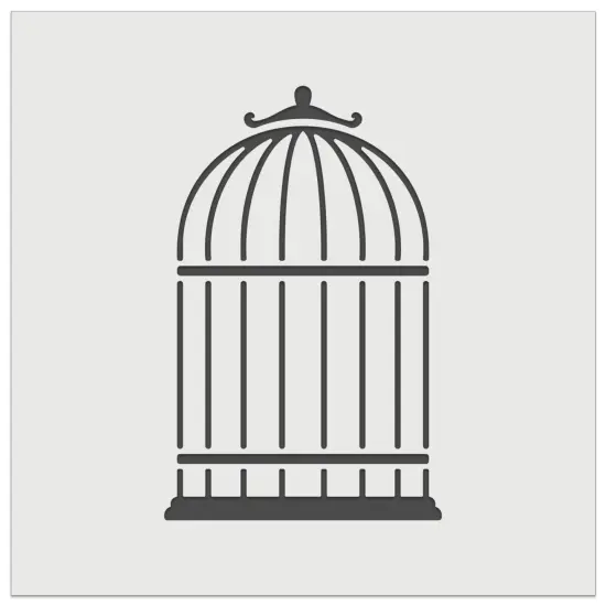 Pet Wire Birdcage Wall Cookie DIY Craft Reusable Stencil {7}