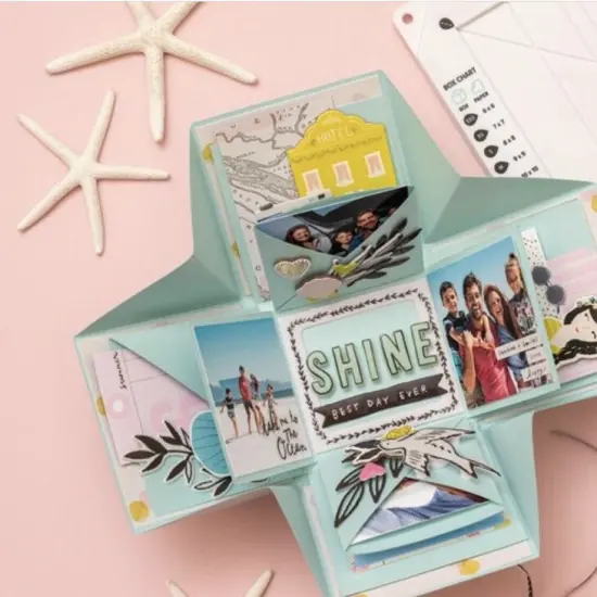 American Crafts We R Memory Keepers - Punch Board - Explosion 661264 {3}