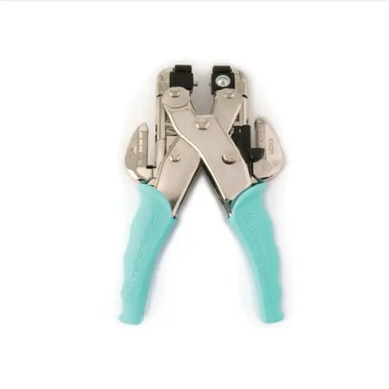 We R Memory Keepers Crop-A-Dile Eyelet and Snap Punch, Blue Handle 70907-7 {3}