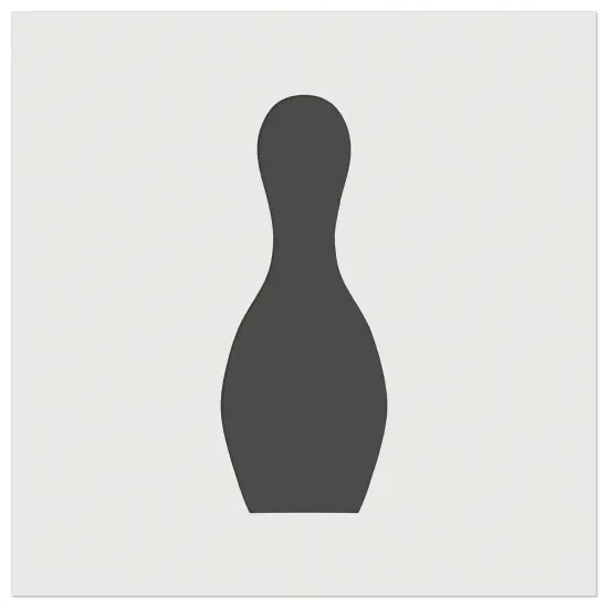 Bowling Pin Solid Wall Cookie DIY Craft Reusable Stencil {7}