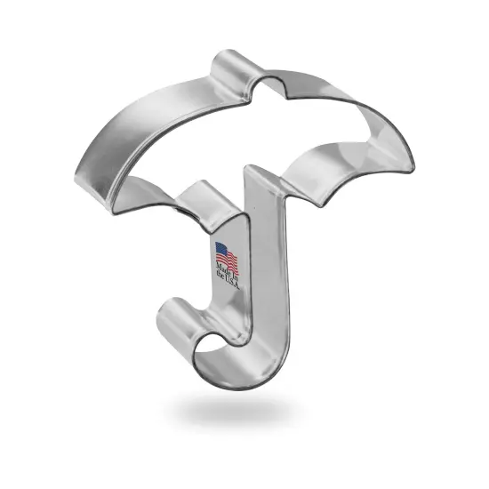 CookieCutter.Com Umbrella Cookie Cutter 3 Inch &ndash;Tin Plated Steel Cookie Cutters &ndash; Made In The USA {1}