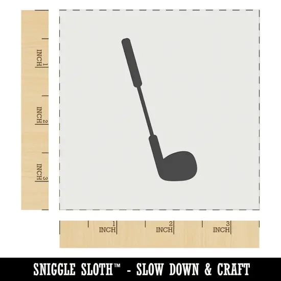 Golf Club Wall Cookie DIY Craft Reusable Stencil {5}