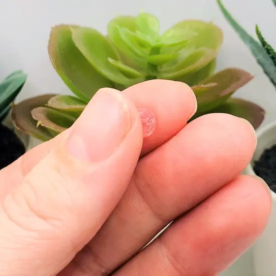 4, 20 or 50 Pieces: 6x8 mm Teardrop Pink Imitation Crystal June Birthstone Beads {4}