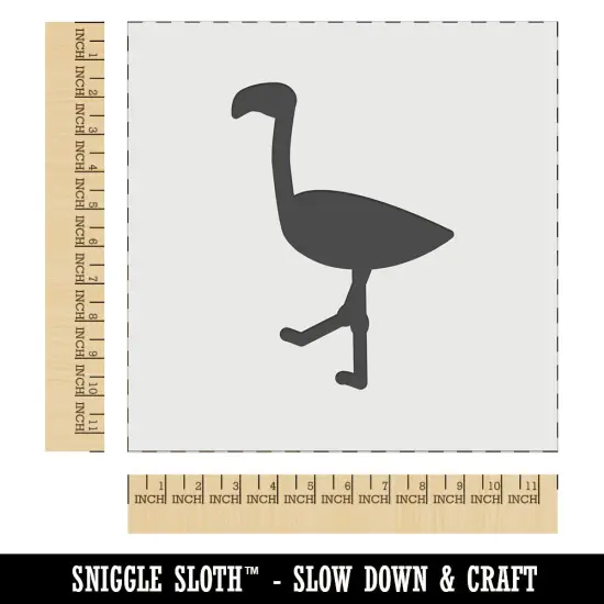 Flamingo Bird Solid Wall Cookie DIY Craft Reusable Stencil {1}