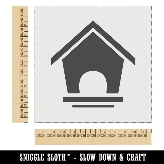 Bird House Wall Cookie DIY Craft Reusable Stencil {1}