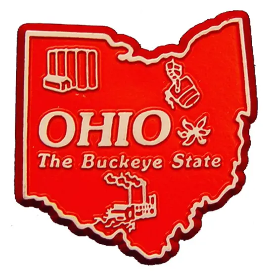 Ohio Refrigerator Magnet 2" {1}