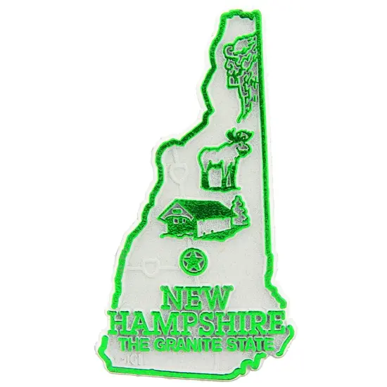 New Hampshire Refrigerator Magnet 2" {1}