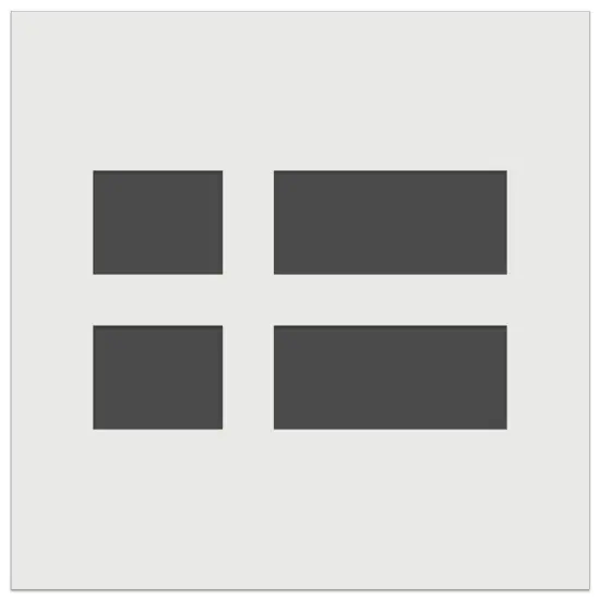 Sweden Flag Wall Cookie DIY Craft Reusable Stencil {7}